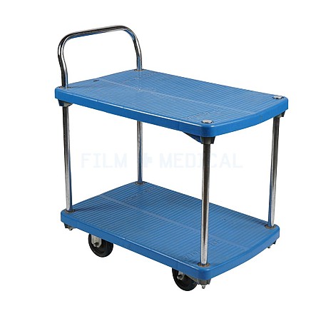 Blue 2 tier Storage Trolley